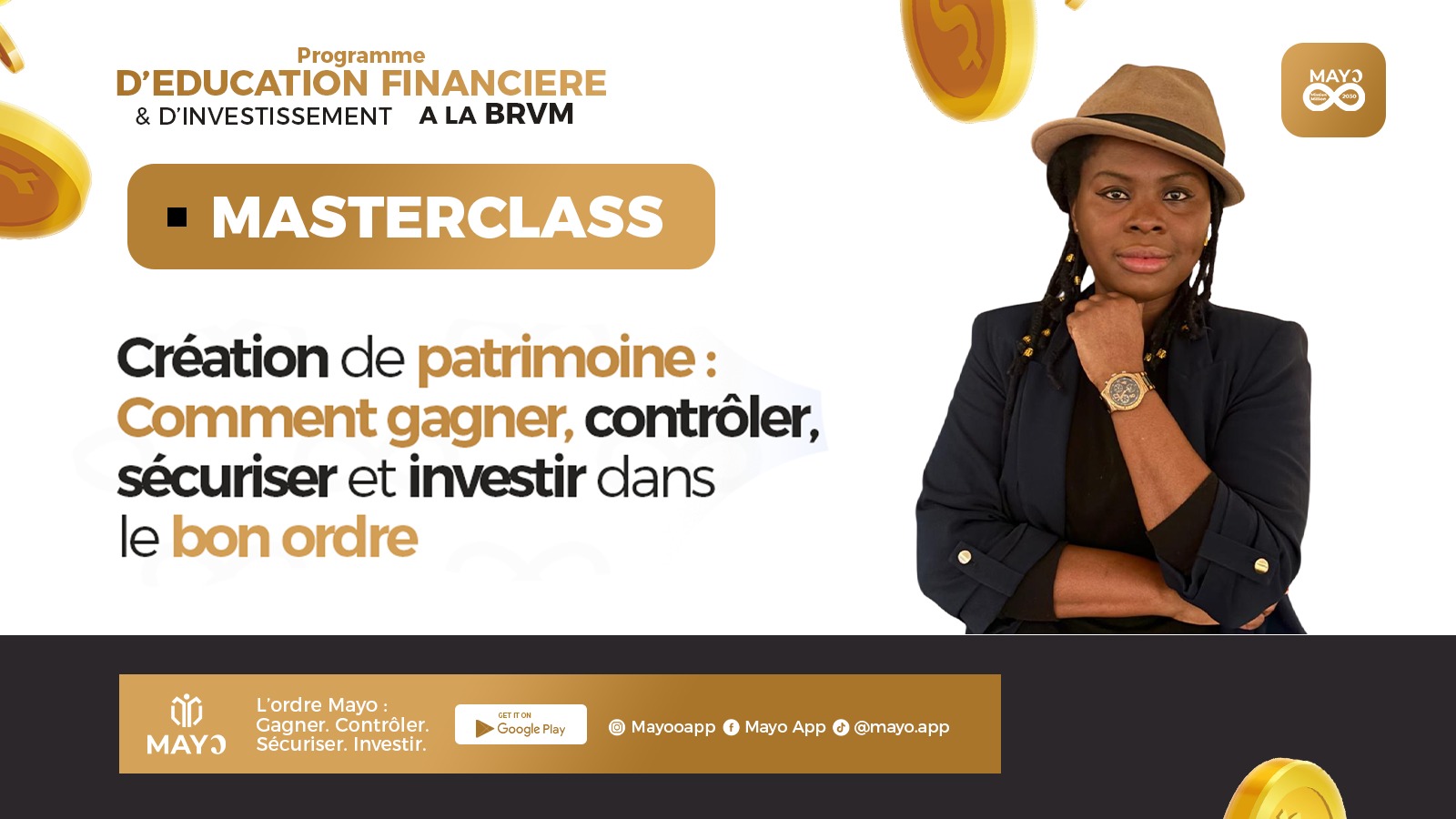 Gagner, contrôler, sécuriser et investir dans le bon ordre